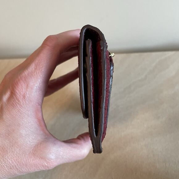 Coach Soft Wallet Red Classic - Picture 6 of 16